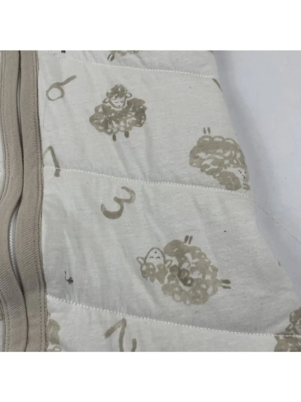 Burt's Bees Baby Small Quilted Sleep Sack 0-6 Months or 10-16 lbs Sheep Print